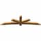 Ekena Millwork Alberta Rough Sawn Timber Gable Bracket, Western Red Cedar, 108"W x 31 1/2"H x 4"D x 6"F, 7/12 Pitch GBW108X31X0406ALB00RWR - alternate 4